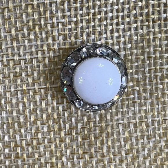 Repurposed clipon earrings turned into pins, tie tacks, brooches and pin buttons - Picture 3 of 9